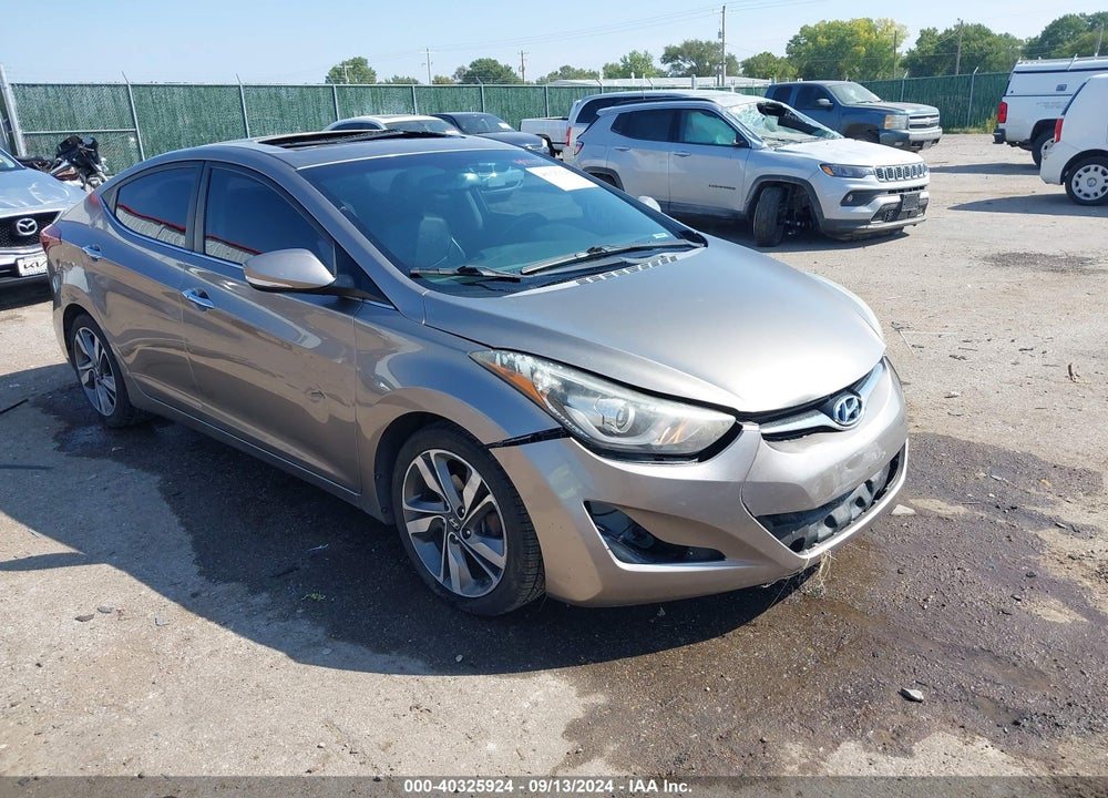 2014 HYUNDAI ELANTRA LIMITED VIN: 5NPDH4AE4EH506971