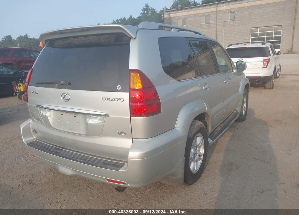 2005 LEXUS GX 470 VIN: JTJBT20X350072887