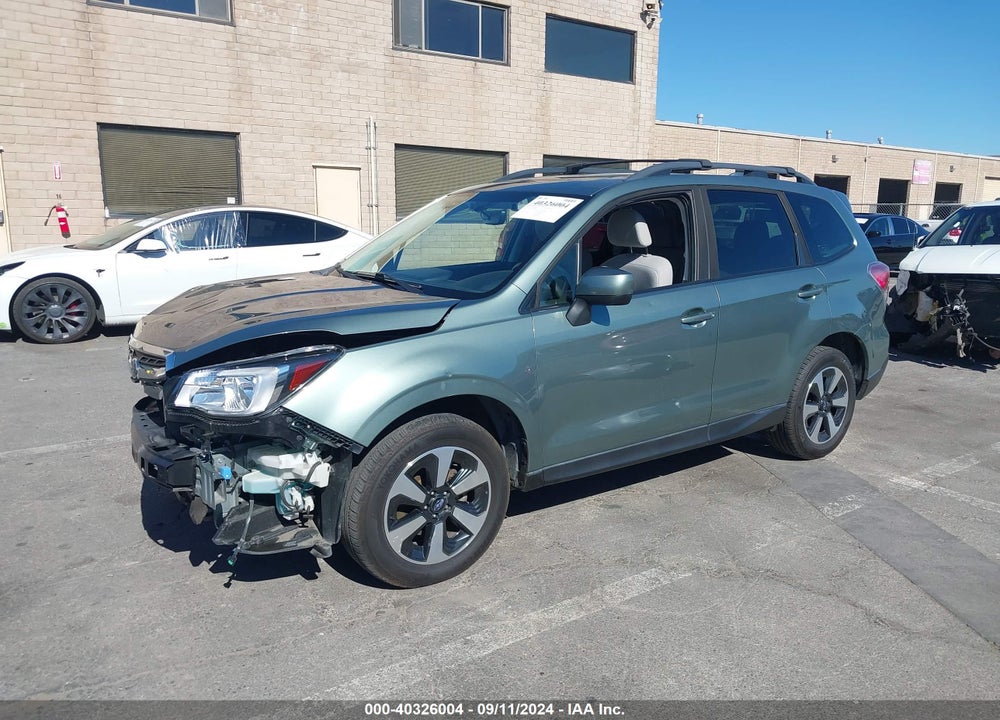 2018 SUBARU FORESTER 2.5I PREMIUM VIN: JF2SJAGC3JH538286