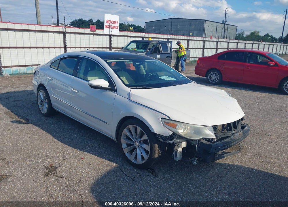 2012 VOLKSWAGEN CC LUX LIMITED VIN: WVWHN7AN0CE547235