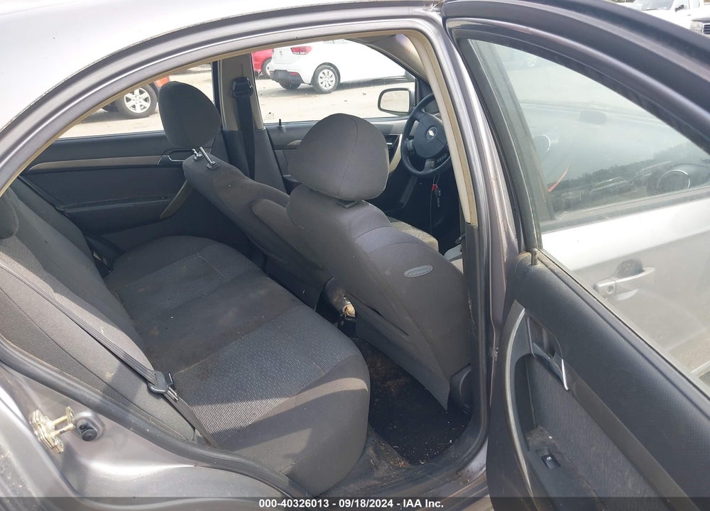 2007 CHEVROLET AVEO LT VIN: KL1TG566X7B071942