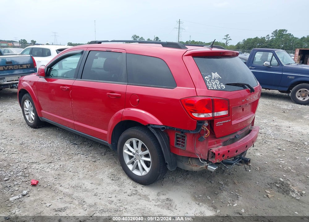 2014 DODGE JOURNEY SXT VIN: 3C4PDDBG0ET302144