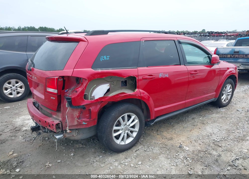 2014 DODGE JOURNEY SXT VIN: 3C4PDDBG0ET302144