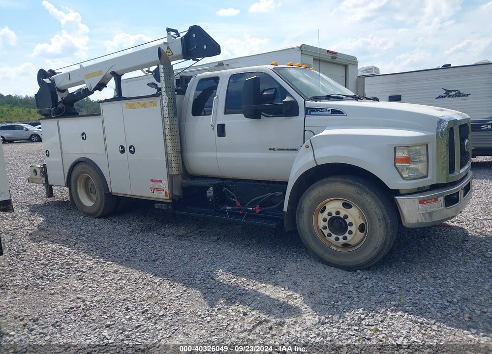 2019 FORD F-750 DIESEL VIN: 1FDWX7DE6KDF00563
