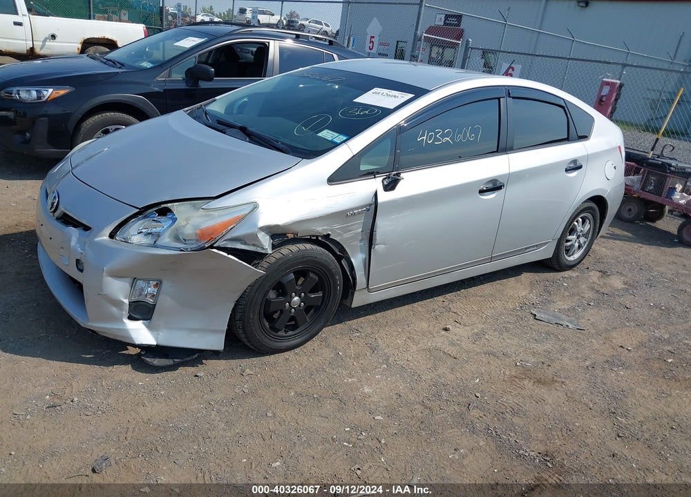 2010 TOYOTA PRIUS II VIN: JTDKN3DU6A0222214