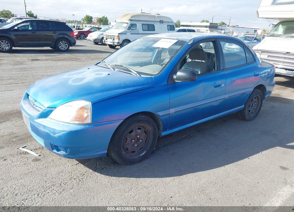 2004 KIA RIO VIN: KNADC125446327637