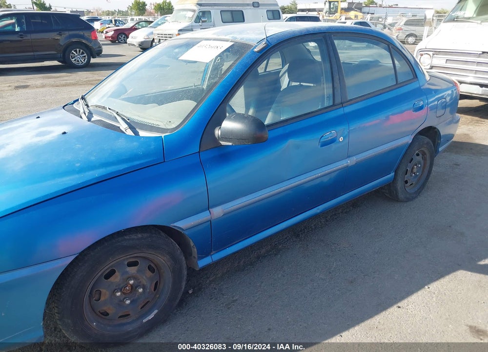 2004 KIA RIO VIN: KNADC125446327637