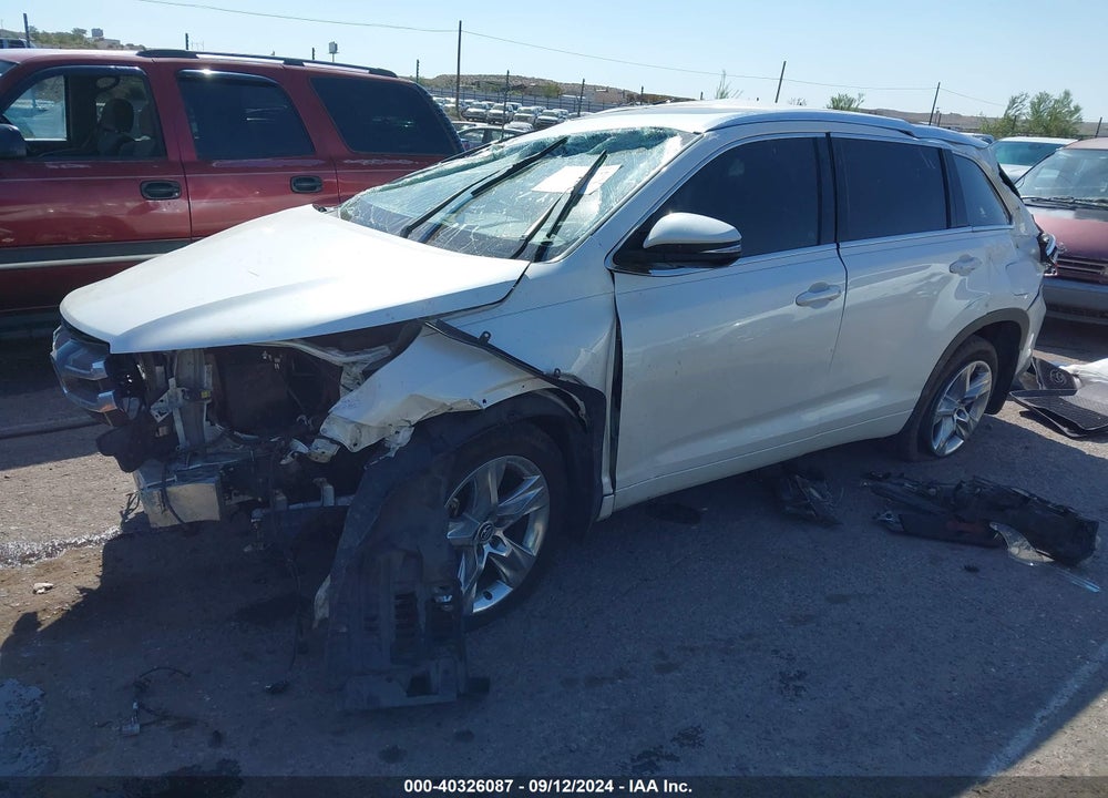 2019 TOYOTA HIGHLANDER LIMITED VIN: 5TDDZRFH7KS970825