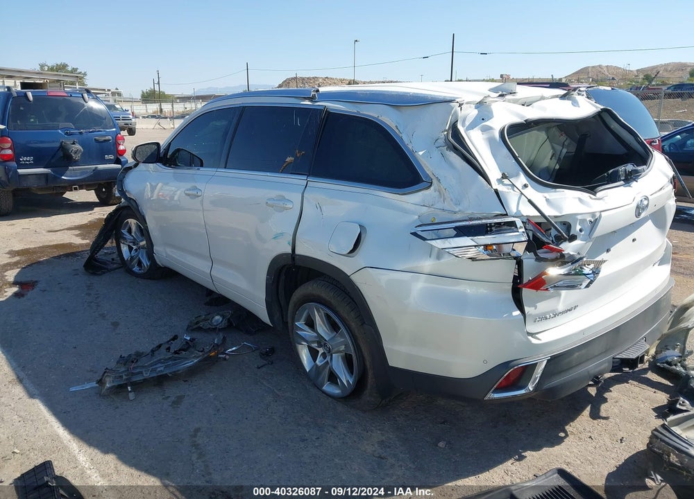 2019 TOYOTA HIGHLANDER LIMITED VIN: 5TDDZRFH7KS970825