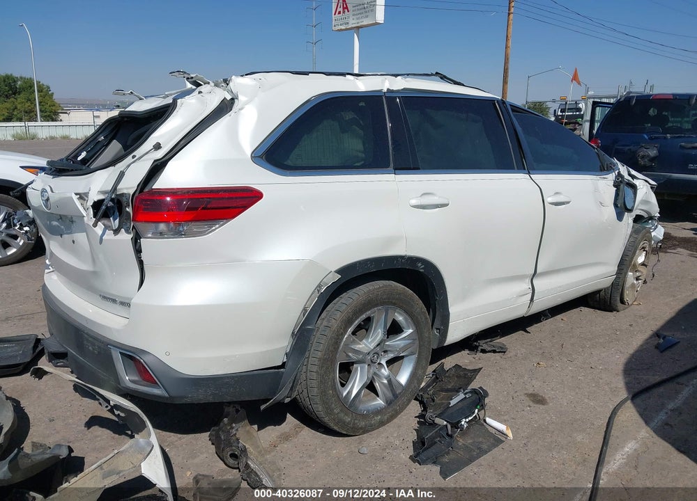 2019 TOYOTA HIGHLANDER LIMITED VIN: 5TDDZRFH7KS970825