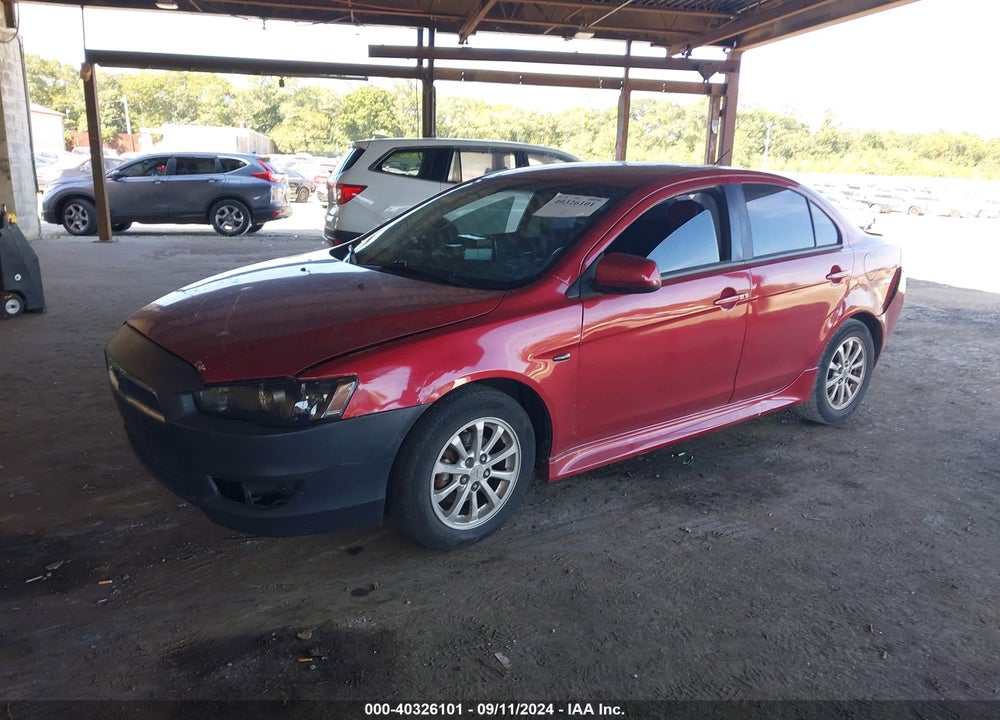 2010 MITSUBISHI LANCER ES VIN: JA32U2FU3AU027799