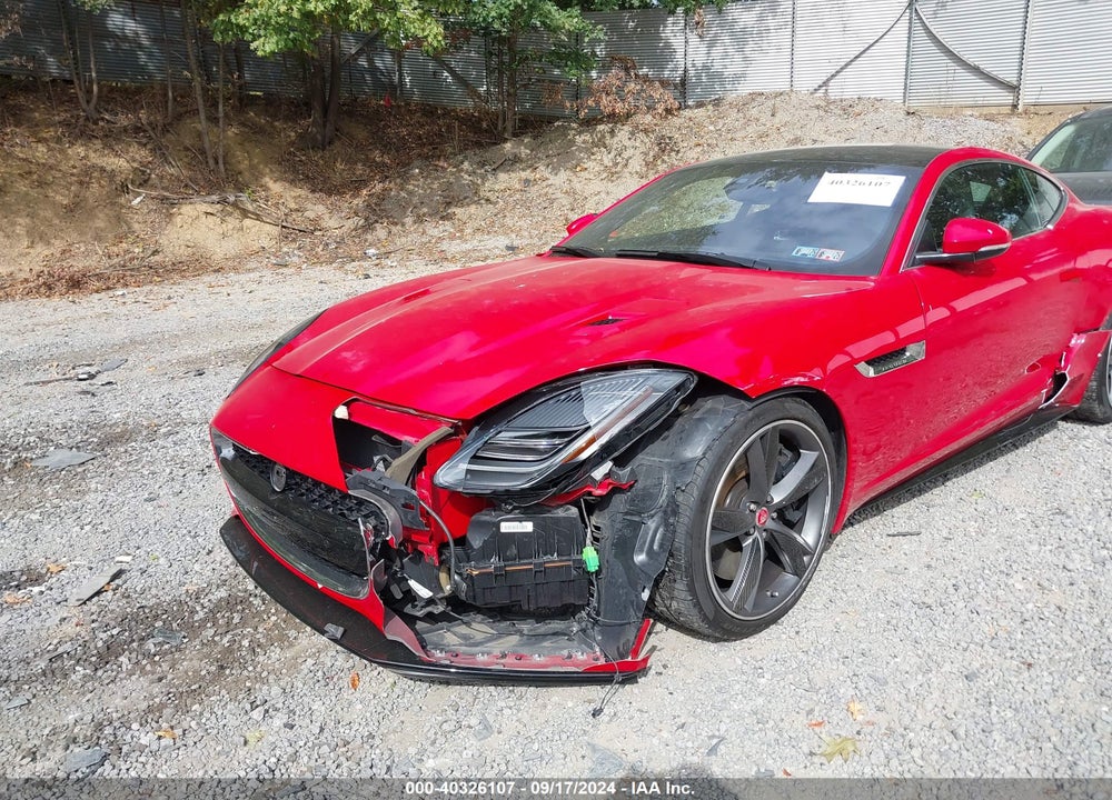 2018 JAGUAR F-TYPE R DYNAMIC VIN: SAJD81FV3JCK48683