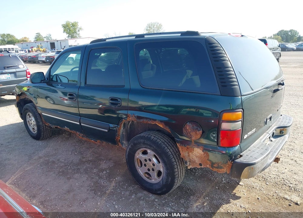 2004 CHEVROLET TAHOE LS VIN: 1GNEK13Z94J107362
