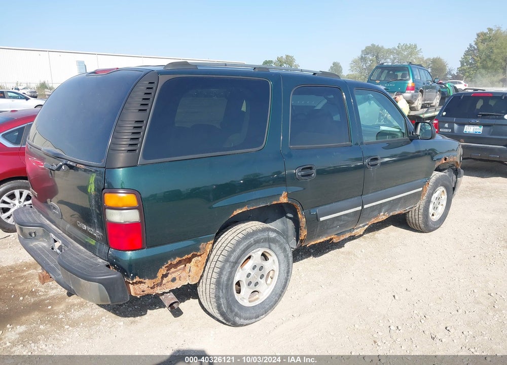2004 CHEVROLET TAHOE LS VIN: 1GNEK13Z94J107362