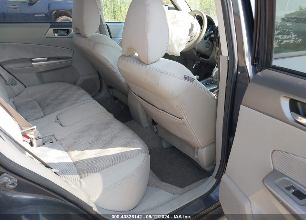 2009 SUBARU FORESTER 2.5X VIN: JF2SH63609H730916