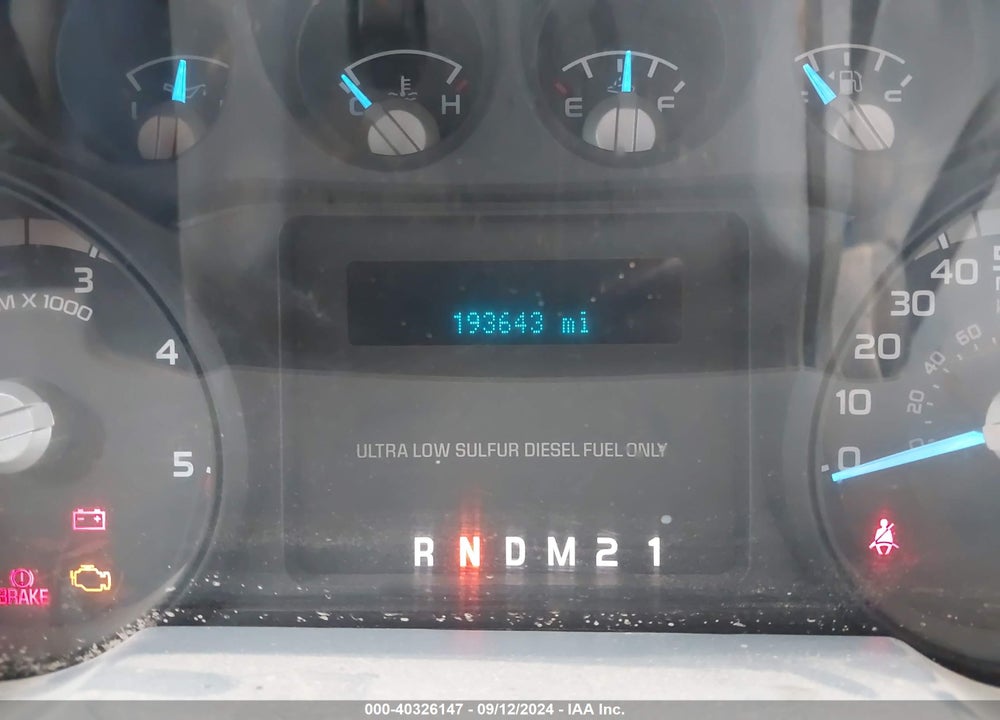 2016 FORD F-750 DIESEL VIN: 1FDWX7DE0GDA07324