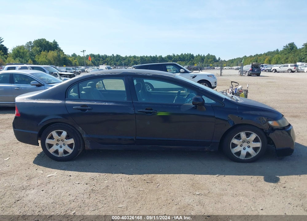 2009 HONDA CIVIC LX VIN: 2HGFA165X9H542121