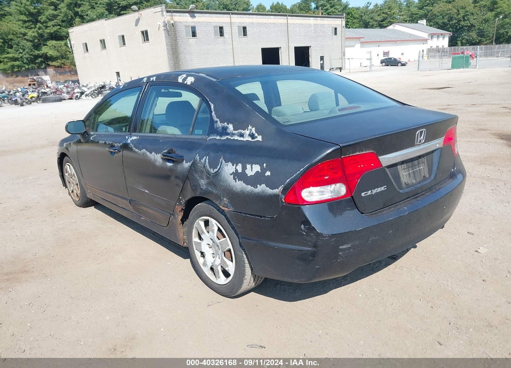 2009 HONDA CIVIC LX VIN: 2HGFA165X9H542121