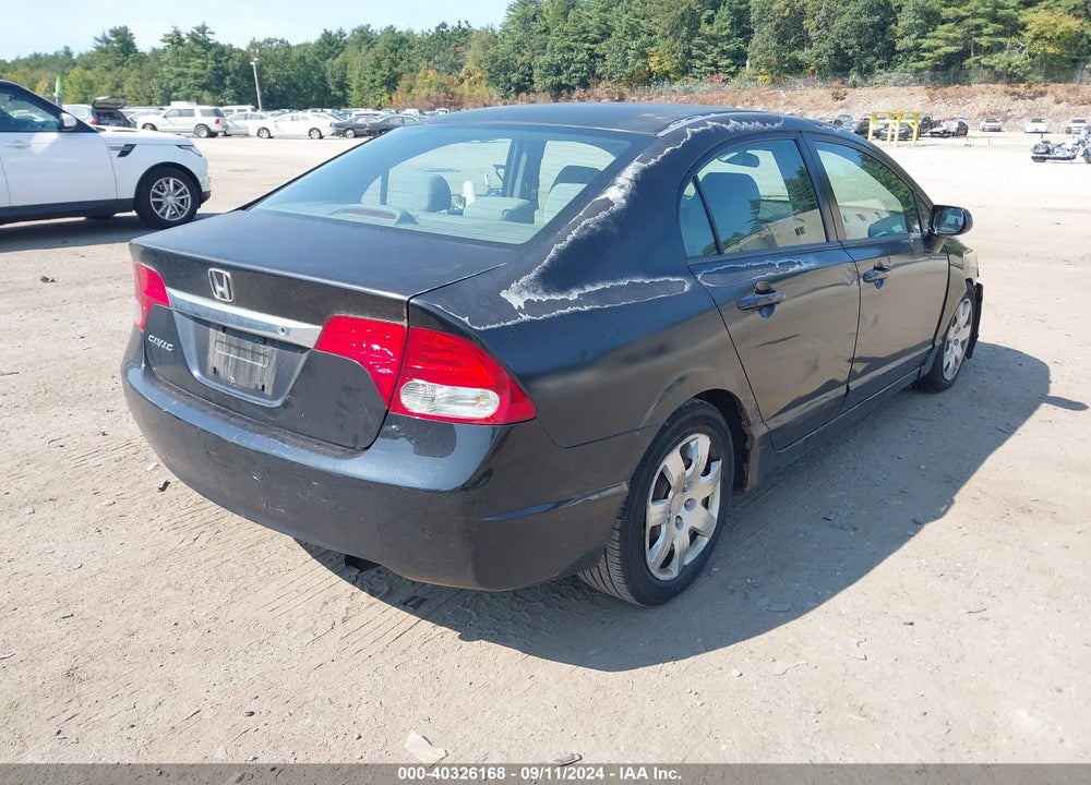 2009 HONDA CIVIC LX VIN: 2HGFA165X9H542121