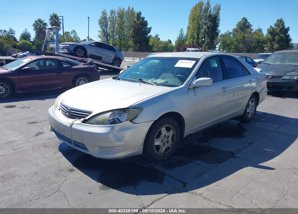 2005 TOYOTA CAMRY LE V6 VIN: 4T1BF30K55U593506