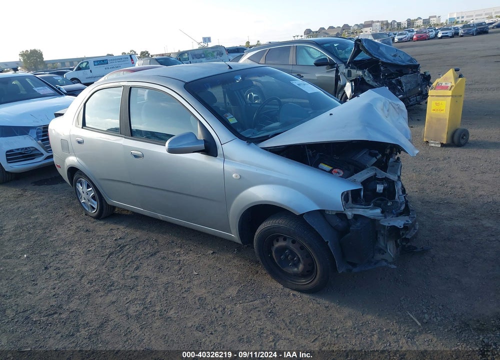 2005 CHEVROLET AVEO LS VIN: KL1TD52655B486291