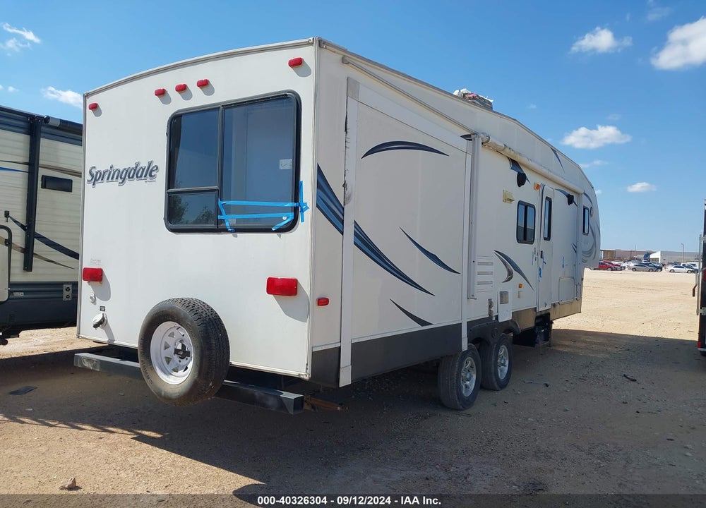 2013 KEYSTONE SPRINGDALE M284 FWBH-SSR VIN: 4YDF28420D3102088