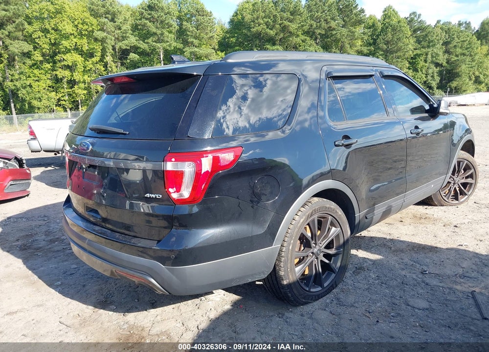 2017 FORD EXPLORER XLT VIN: 1FM5K8D85HGE02240