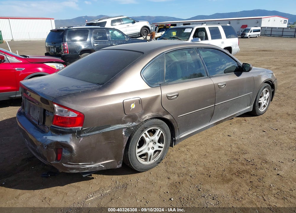 2009 SUBARU LEGACY 2.5I VIN: 4S3BL616X97236441