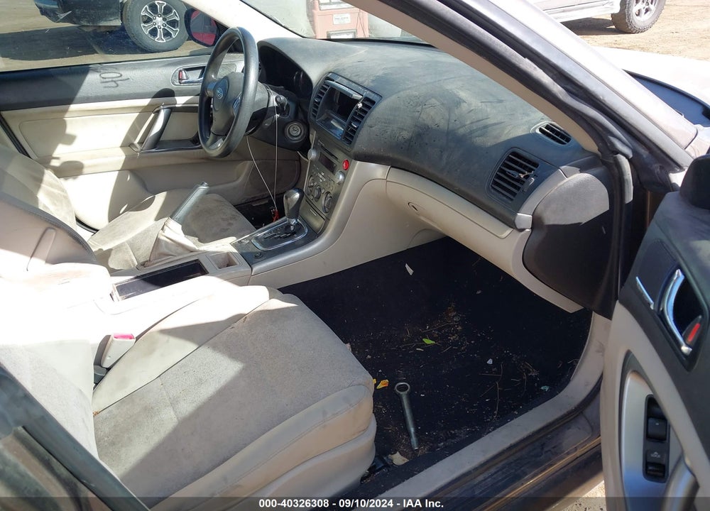 2009 SUBARU LEGACY 2.5I VIN: 4S3BL616X97236441