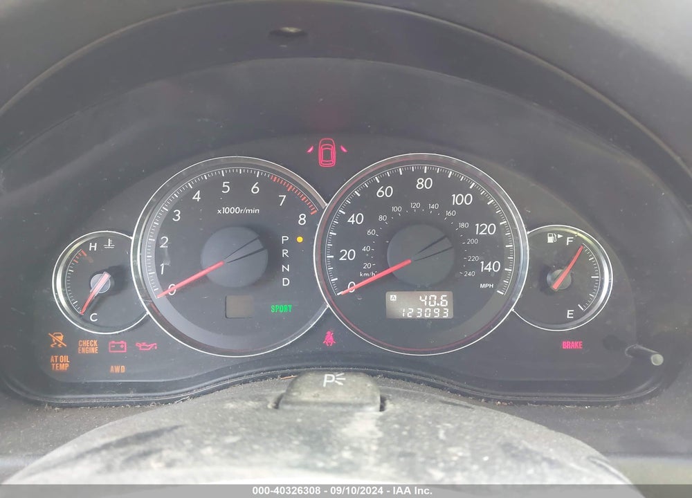 2009 SUBARU LEGACY 2.5I VIN: 4S3BL616X97236441