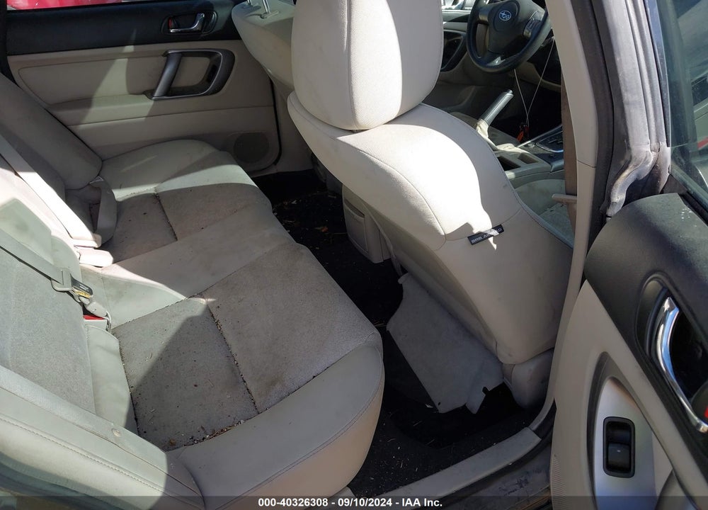 2009 SUBARU LEGACY 2.5I VIN: 4S3BL616X97236441