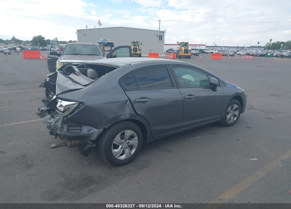 2013 HONDA CIVIC LX VIN: 2HGFB2F58DH300505