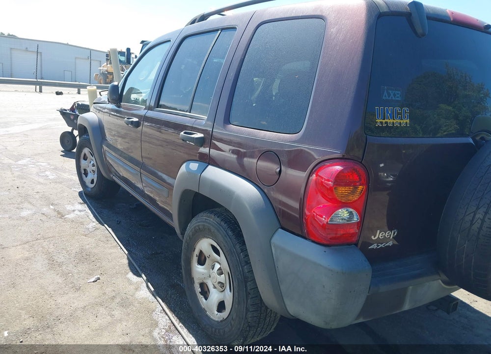 2004 JEEP LIBERTY SPORT VIN: 1J4GL48K94W261319