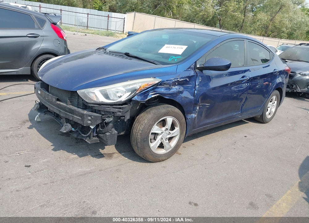 2015 HYUNDAI ELANTRA SE VIN: 5NPDH4AE4FH645306