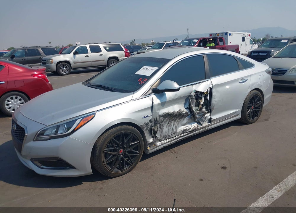 2016 HYUNDAI SONATA HYBRID SE VIN: KMHE24L15GA041798