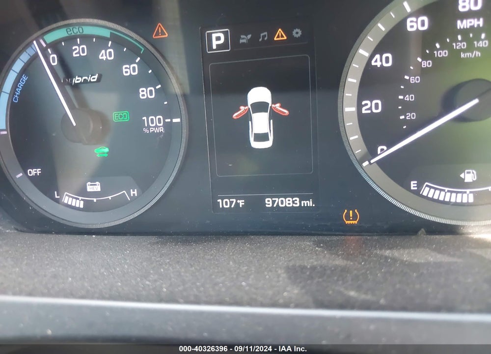 2016 HYUNDAI SONATA HYBRID SE VIN: KMHE24L15GA041798