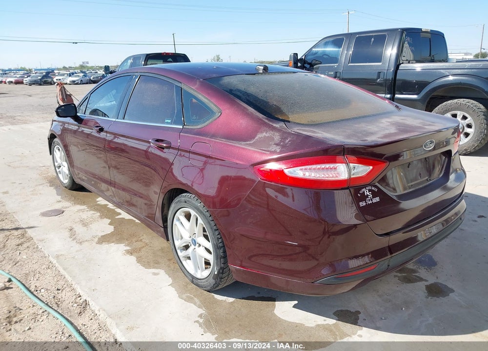 2013 FORD FUSION SE VIN: 3FA6P0H76DR138418