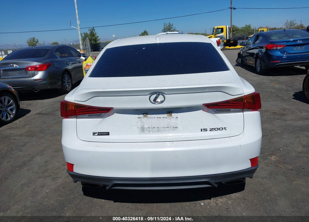 2017 LEXUS IS 200T VIN: JTHBA1D28H5044767