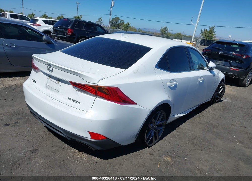 2017 LEXUS IS 200T VIN: JTHBA1D28H5044767