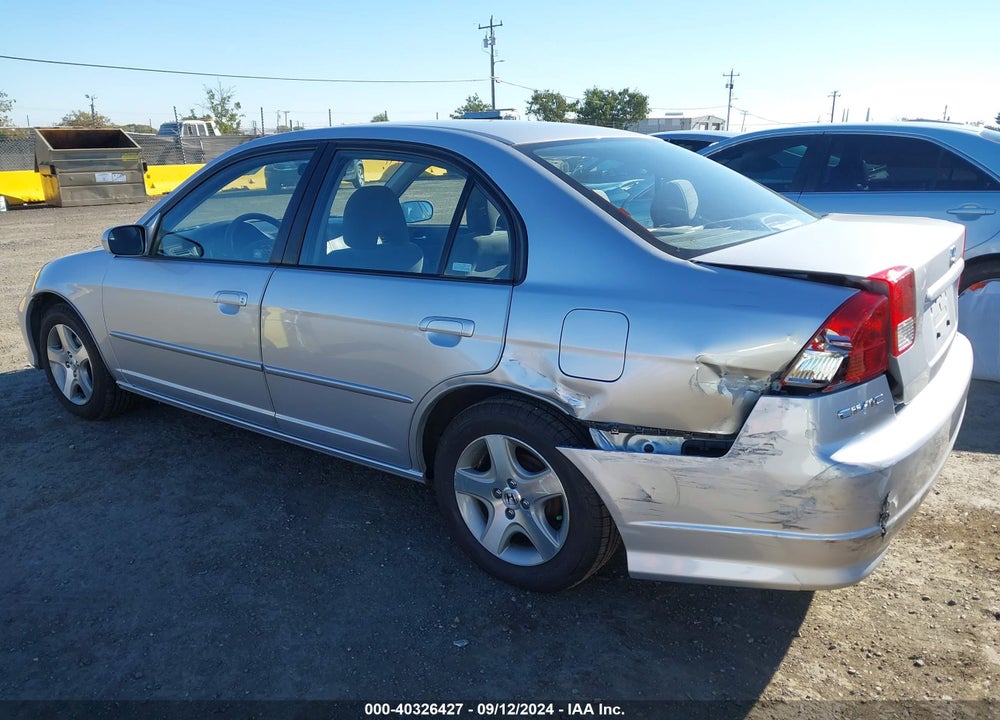2004 HONDA CIVIC EX VIN: 2HGES26724H526455
