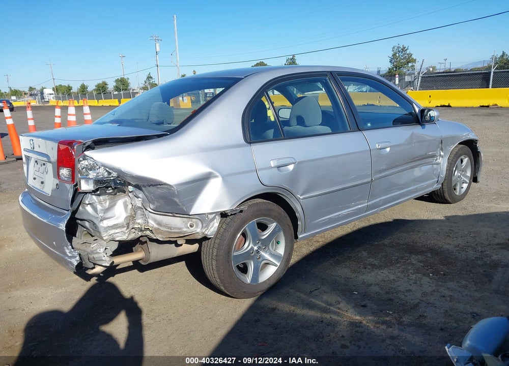 2004 HONDA CIVIC EX VIN: 2HGES26724H526455
