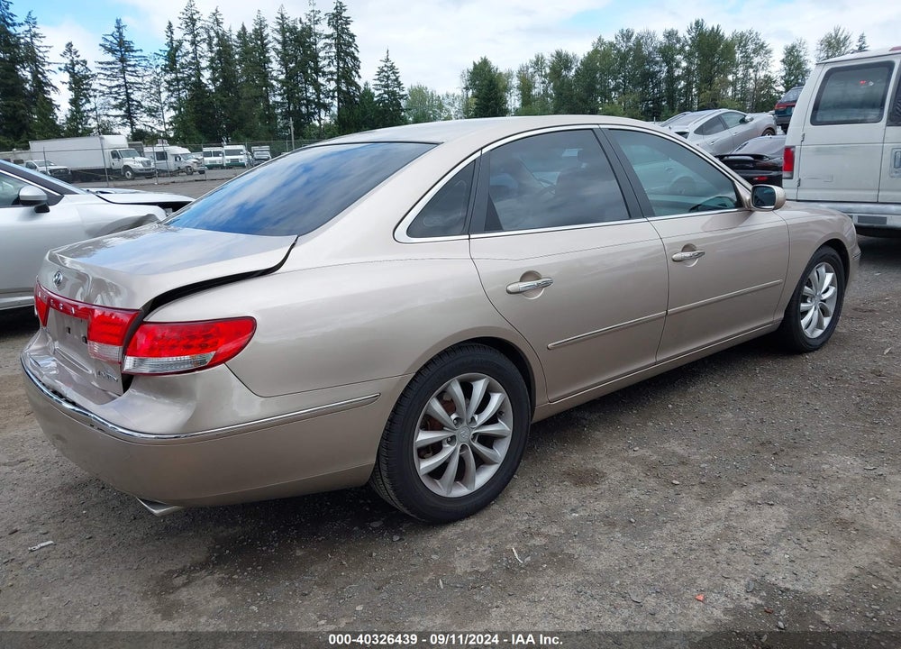2006 HYUNDAI AZERA LIMITED/SE VIN: KMHFC46F86A115318
