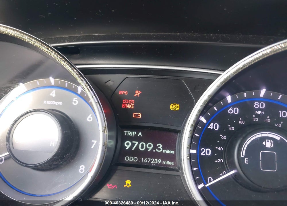 2012 HYUNDAI SONATA SE VIN: 5NPEC4AC8CH422375
