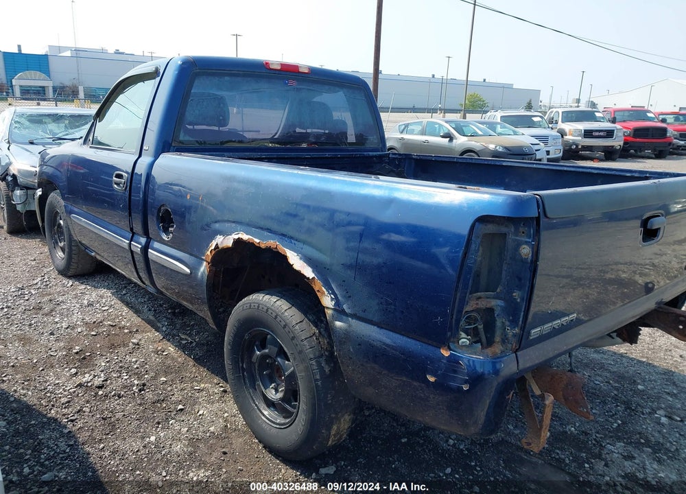 2000 GMC SIERRA 1500 SLE VIN: 1GTEC14T7YZ366049
