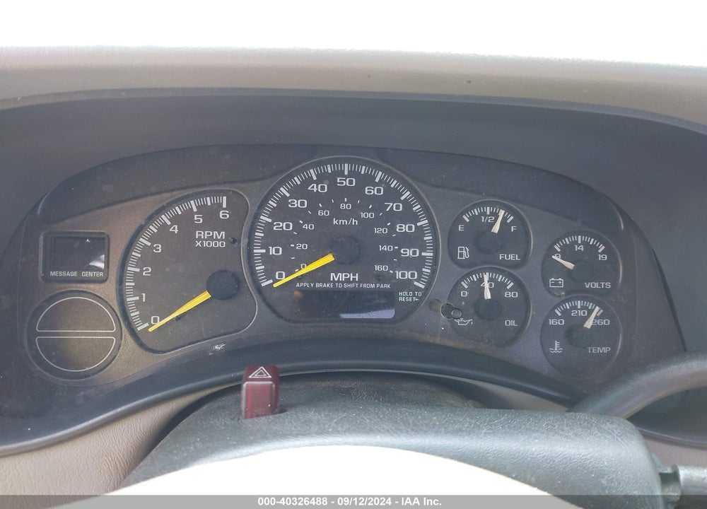 2000 GMC SIERRA 1500 SLE VIN: 1GTEC14T7YZ366049
