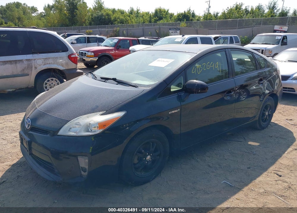 2012 TOYOTA PRIUS TWO VIN: JTDKN3DU5C1522243
