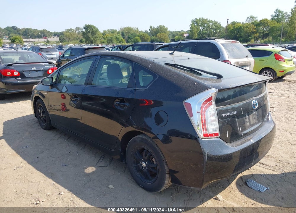 2012 TOYOTA PRIUS TWO VIN: JTDKN3DU5C1522243