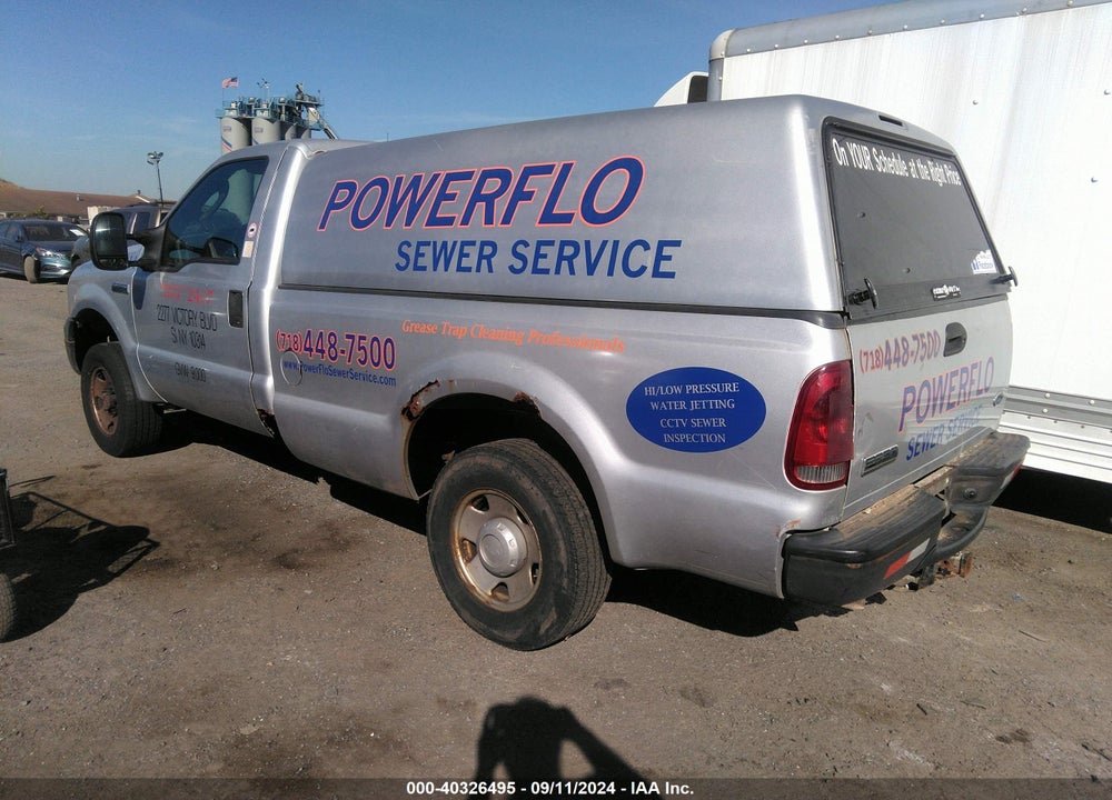 2007 FORD F-250 XL/XLT VIN: 1FTNF21587EA25896