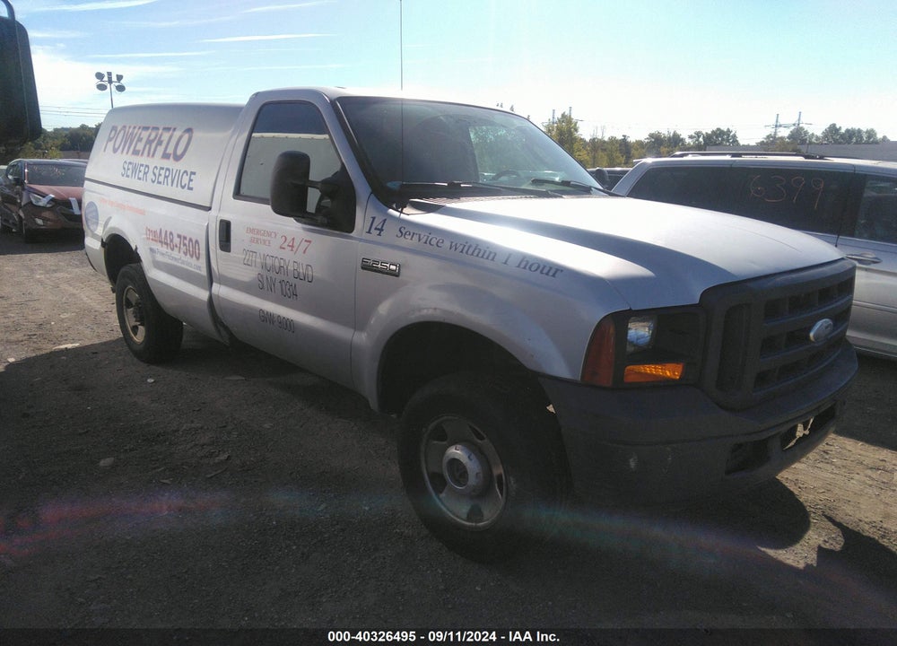 2007 FORD F-250 XL/XLT VIN: 1FTNF21587EA25896