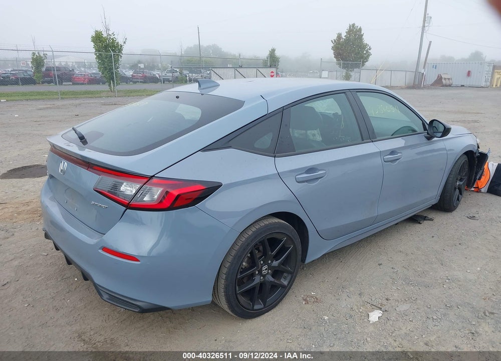 2022 HONDA CIVIC SPORT VIN: 19XFL2H8XNE012582